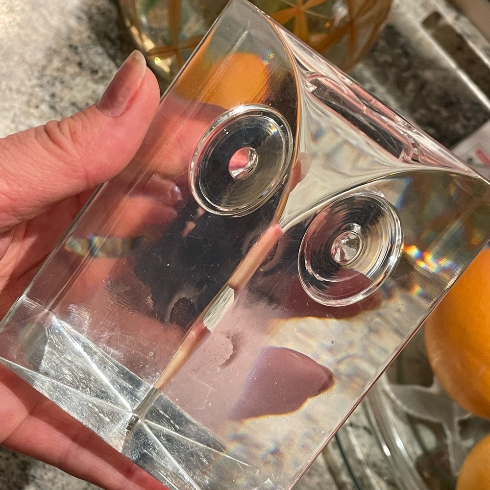 Clear Acrylic Decorative Block